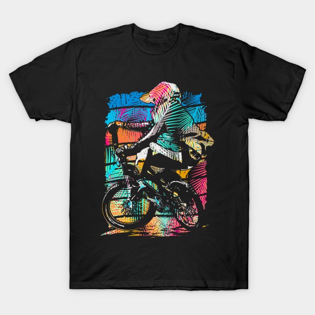 Retro Bmx Apparel - Vintage Bmx Bike Racing T-Shirt by BabyYodaSticker